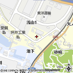 愛知県東海市名和町四ノ下17周辺の地図