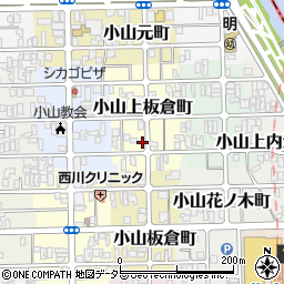 京都府京都市北区小山上板倉町11-3周辺の地図