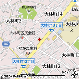 愛知スズキ販売豊田店周辺の地図