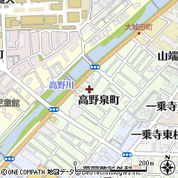 京都府京都市左京区高野泉町17周辺の地図