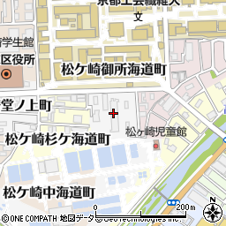 京都府京都市左京区松ケ崎久土町周辺の地図