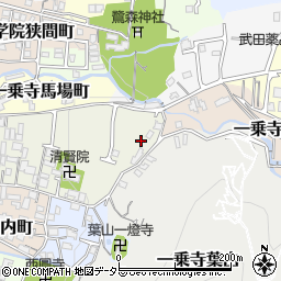 京都府京都市左京区一乗寺東浦町41周辺の地図