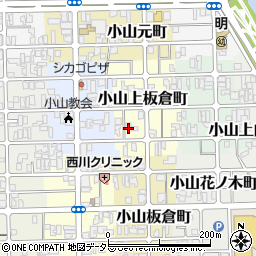 京都府京都市北区小山上板倉町9-4周辺の地図