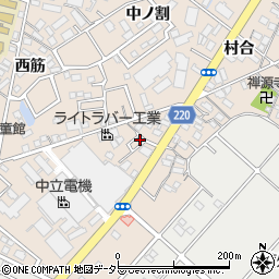 愛知県豊明市新田町大割22-9周辺の地図
