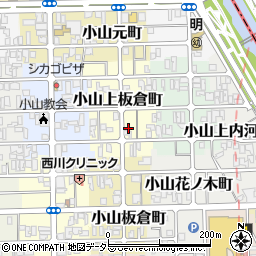 京都府京都市北区小山上板倉町61-1周辺の地図