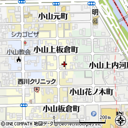 京都府京都市北区小山上板倉町63-4周辺の地図