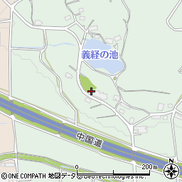 岡山県津山市池ケ原1216周辺の地図