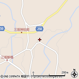 広島県庄原市西城町三坂528周辺の地図