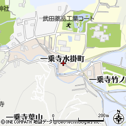 京都府京都市左京区一乗寺水掛町周辺の地図