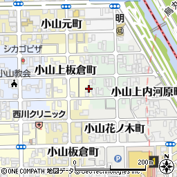 京都府京都市北区小山上板倉町65周辺の地図