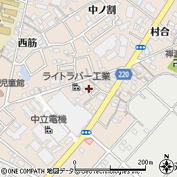 愛知県豊明市新田町大割22-12周辺の地図