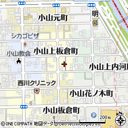 京都府京都市北区小山上板倉町63-3周辺の地図