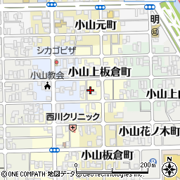 京都府京都市北区小山上板倉町9周辺の地図