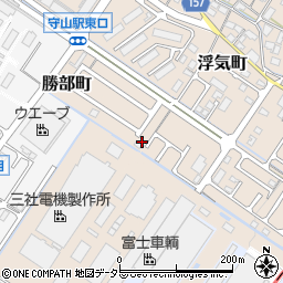 滋賀県守山市浮気町241-56周辺の地図