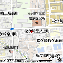 京都府京都市左京区松ケ崎堂ノ上町周辺の地図
