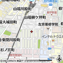 京都府京都市左京区一乗寺松田町57周辺の地図