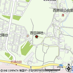 吉田神社周辺の地図