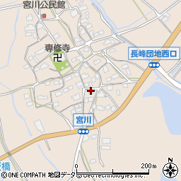 滋賀県東近江市宮川町342周辺の地図