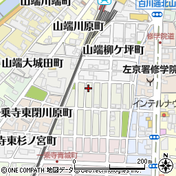 京都府京都市左京区一乗寺松田町81周辺の地図