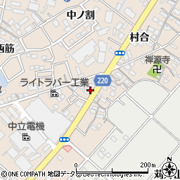 愛知県豊明市新田町大割19-17周辺の地図