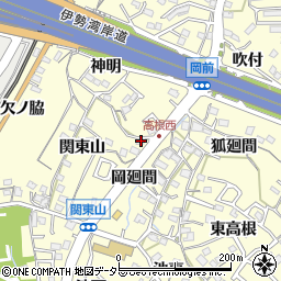 愛知県東海市名和町関東山70周辺の地図