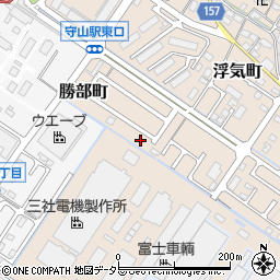 滋賀県守山市浮気町241-60周辺の地図