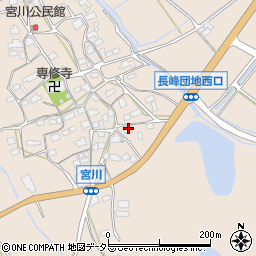 滋賀県東近江市宮川町322周辺の地図