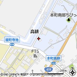 株式会社彩電周辺の地図