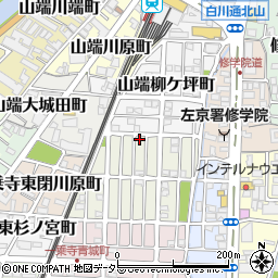 京都府京都市左京区一乗寺松田町70周辺の地図