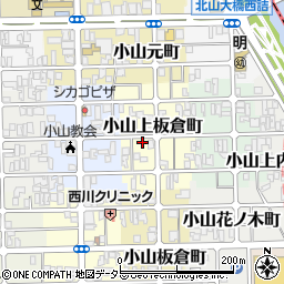 京都府京都市北区小山上板倉町14-3周辺の地図