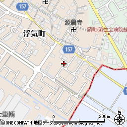 滋賀県守山市浮気町108周辺の地図