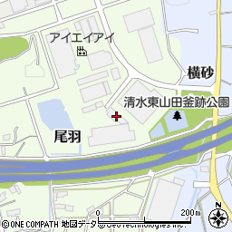 静岡県静岡市清水区尾羽574周辺の地図