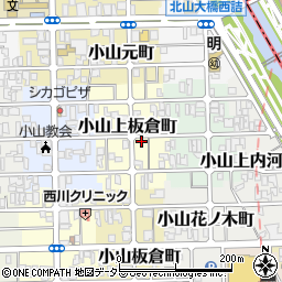 京都府京都市北区小山上板倉町60周辺の地図