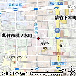 京都府京都市北区紫竹桃ノ本町周辺の地図