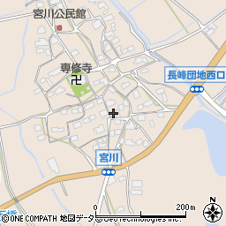 滋賀県東近江市宮川町389周辺の地図