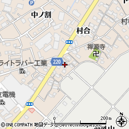 愛知県豊明市新田町大割7周辺の地図