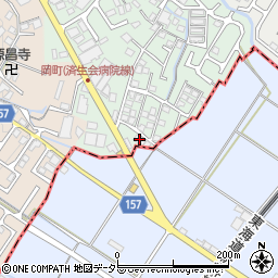 岡町倉庫周辺の地図
