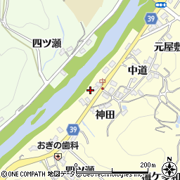 愛知県豊田市中垣内町広畑周辺の地図