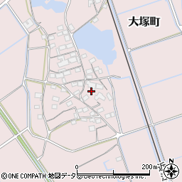 滋賀県東近江市大塚町386周辺の地図