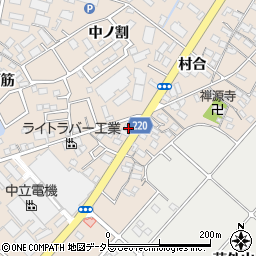 愛知県豊明市新田町大割19-16周辺の地図