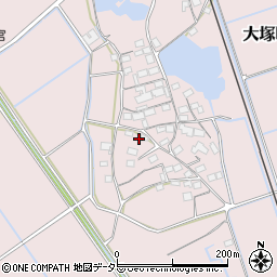 滋賀県東近江市大塚町393周辺の地図