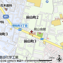 岡崎信用金庫前山支店周辺の地図