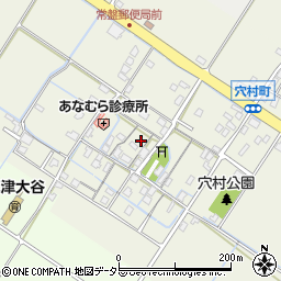 滋賀県草津市穴村町周辺の地図