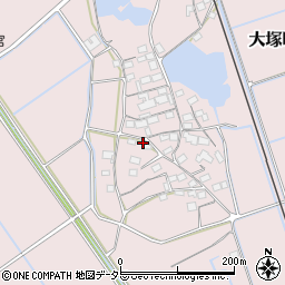 滋賀県東近江市大塚町392周辺の地図