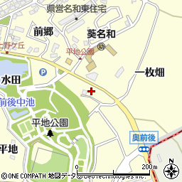 愛知県東海市名和町奥前後周辺の地図