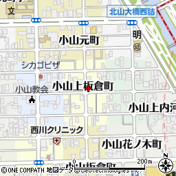 京都府京都市北区小山上板倉町51-1周辺の地図