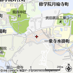 京都府京都市左京区一乗寺水掛町12-5周辺の地図