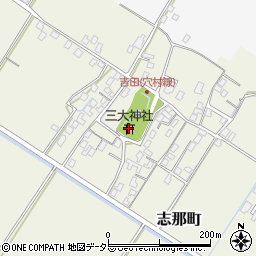 三大神社周辺の地図