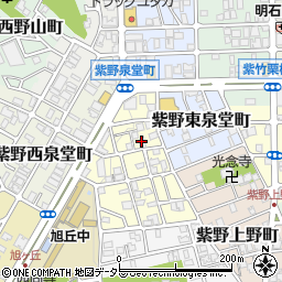 京都市北区紫野泉堂町　テラスハウス周辺の地図