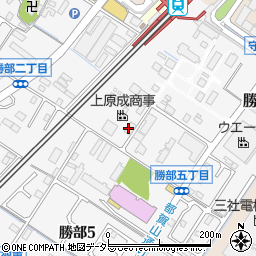 上原成商事株式会社守山エネルギーセンター周辺の地図